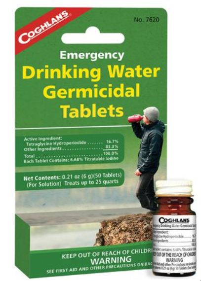 Coghlan's Emergency Drinking Water Tablets - KBM Outdoors